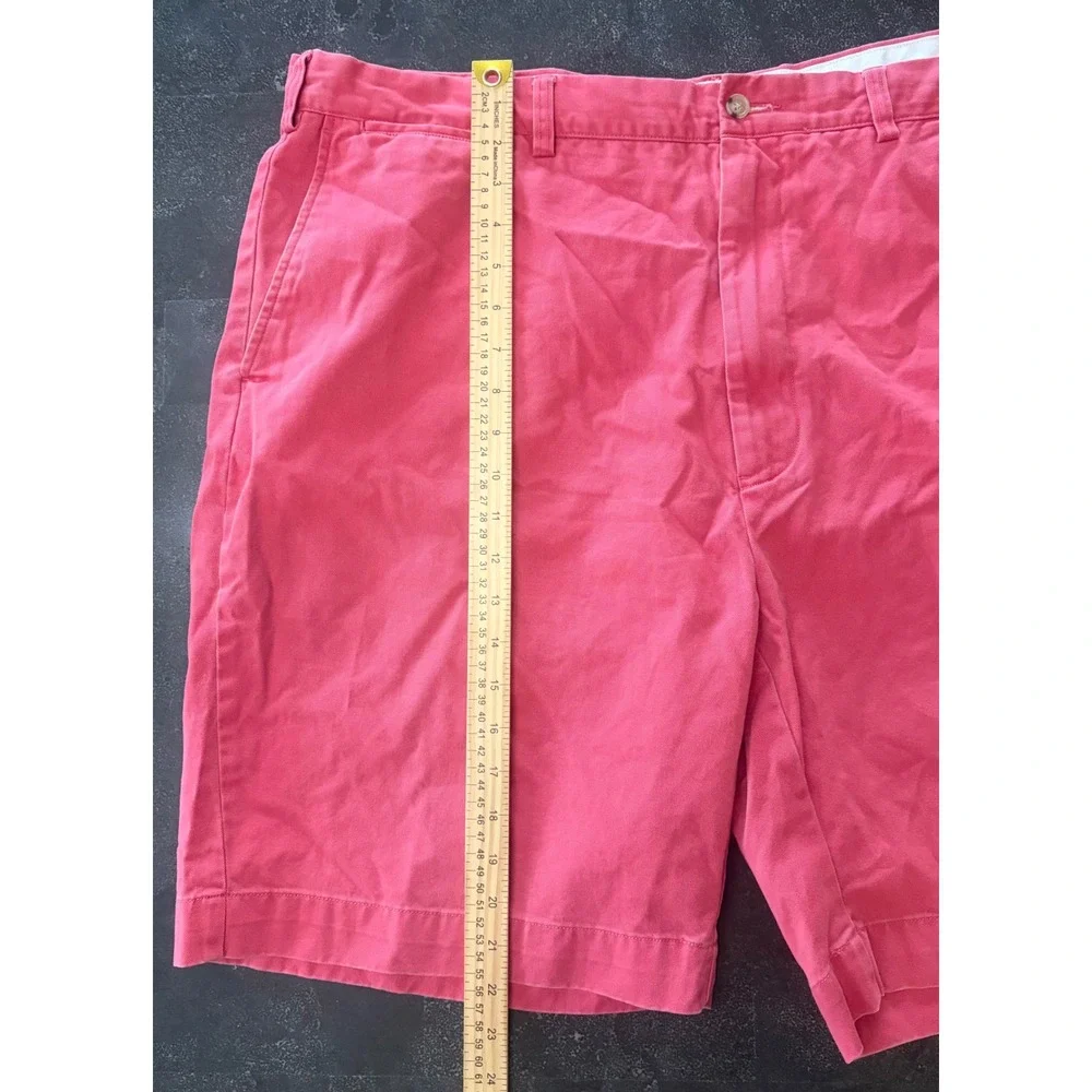 Vtg Polo Ralph Lauren Men Chino Short Salmon Pink Coral Red Size 42 Cotton Twill